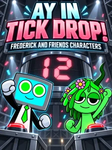 AY in Tick Drop! FREDERICK AND FRIENDS CHARACTERS game cover