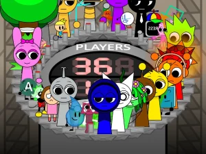 AY in Tick Drop: Larpie vs. Chiara – Playable Sprunki Edition game screenshot 2