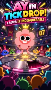 AY in Tick Drop! Laura is Unconquerable game cover