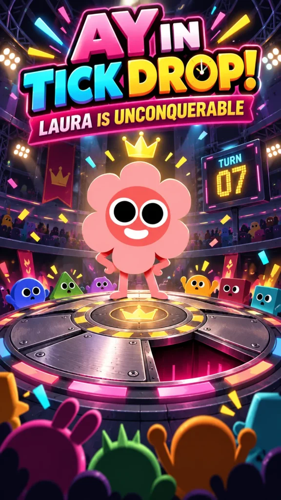 AY in Tick Drop! Laura is Unconquerable