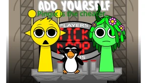AY in Tick Drop! Sprunkies but Pingix is the cheater game screenshot 1