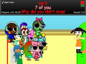 AY in Young-hee's Red Light, Green Light Showdown game screenshot 3