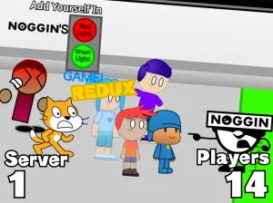 AY in Noggin’s Red Light, Green Light Game with Randy [14 Players] game cover