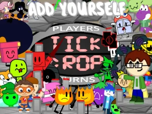 AY in Tick Drop! 80 Players game cover