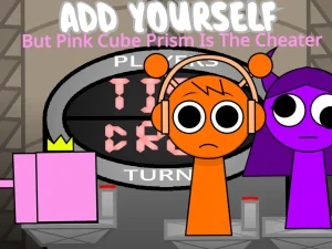 AY in Tick Drop! But Pink Cube Prism Is The Cheater game cover
