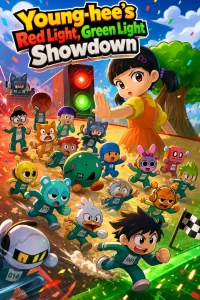 AY in Young-hee's Red Light, Green Light Showdown game cover