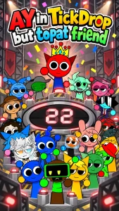 AY in TickDrop but topat friend game cover