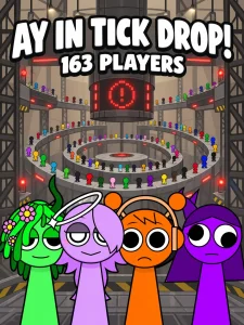 AY in Tick Drop! with 163 players game cover