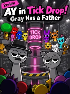 AY in Tick Drop! but Gray has a Father game cover