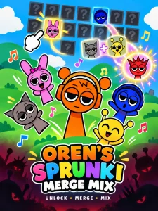 Oren's Sprunki Merge Mix game cover