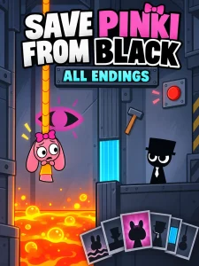 Save Pinki from Black: All Endings game cover