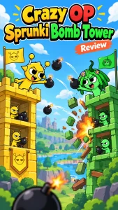 Crazy OP Sprunki Bomb Tower game cover
