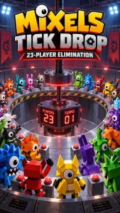 AY in Tick Drop! Mixels Edition game cover