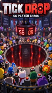 AY in Tick Drop! With 56 players game cover
