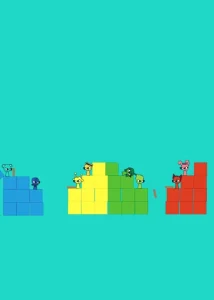 Jevin & Sky: Sprunki Block Battle screenshot