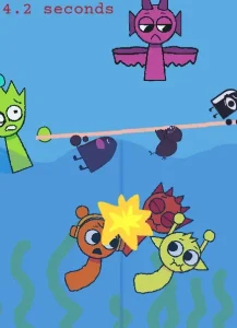 Save Simon: Sprunki Shark Chase screenshot
