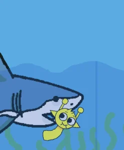 Save Simon: Sprunki Shark Chase screenshot