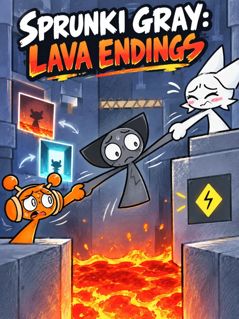 Sprunki Gray: Lava Endings