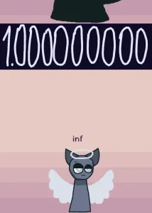 Sprunki Gray: Number Gate Run game screenshot 1