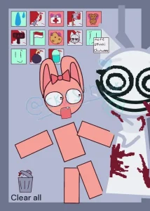 Sprunki Pinki Ragdoll game screenshot 1