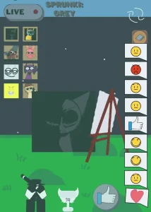 Sprunki: Raddy's Art Show game screenshot 2