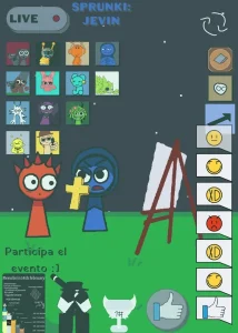 Sprunki: Raddy's Art Show game screenshot 3