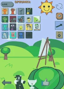 Sprunki: Raddy's Art Show game cover