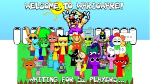 Sprunki Ultimate in WarioWare [51 Characters] game screenshot 3