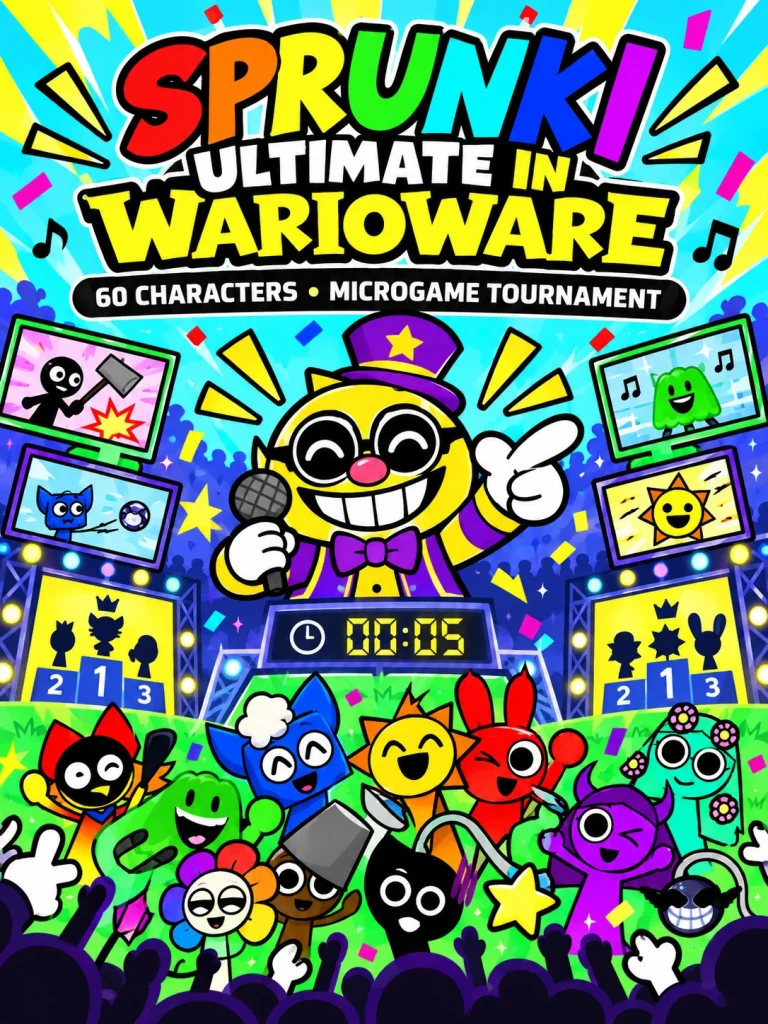 Sprunki Ultimate in WarioWare [60 Characters]