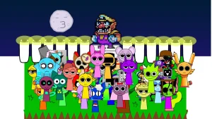 Sprunki Ultimate in WarioWare [60 Characters] game screenshot 4