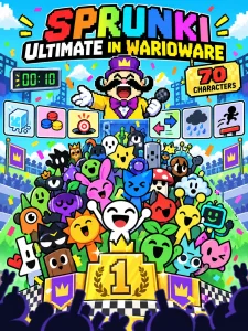 Sprunki Ultimate in WarioWare [70 Characters] game cover