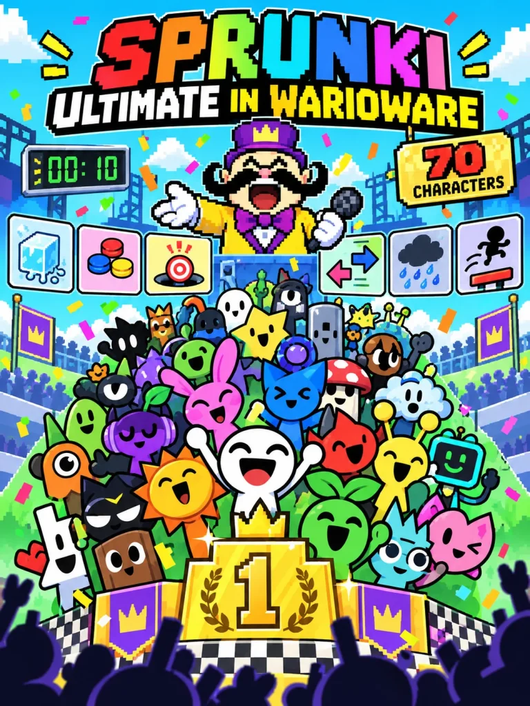 Sprunki Ultimate in WarioWare [70 Characters]