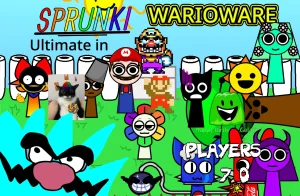 Sprunki Ultimate in WarioWare [70 Characters] game screenshot 1