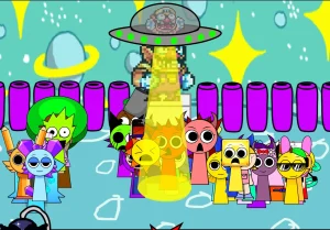 Sprunki Ultimate in WarioWare [70 Characters] game screenshot 4