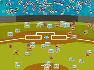 Talking Angela's Ballpark Bounce game screenshot 1
