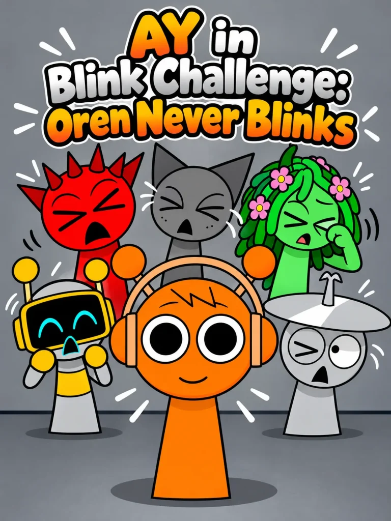 AY in Blink Challenge: Oren Never Blinks