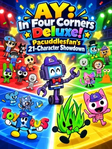 AY: In Four Corners Deluxe! Pacuddlesfan's 21-Character Showdown game cover