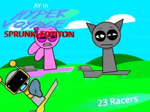 AY in Hyper Voyage! but Sprunkies game screenshot 1