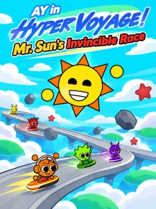 AY in Hyper Voyage! Mr. Sun's Invincible Race game cover