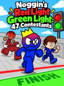 AY in Noggin's Red Light Green Light: 47 Contestants game cover