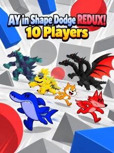 AY in Shape Dodge REDUX! [ 10 Players ] game cover