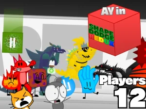 AY in Shape Dodge REDUX! ( 10 Players ) game screenshot 1