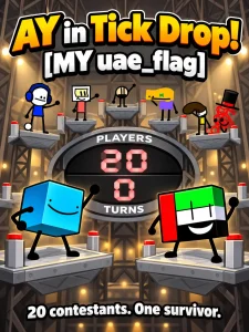 AY in Tick Drop! [MY uae_flag] game cover