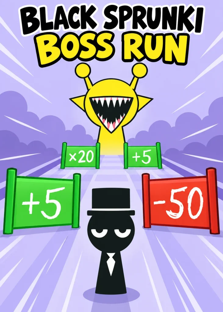 Black Sprunki: Boss Run