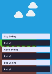 Cliffside Endings game screenshot 2