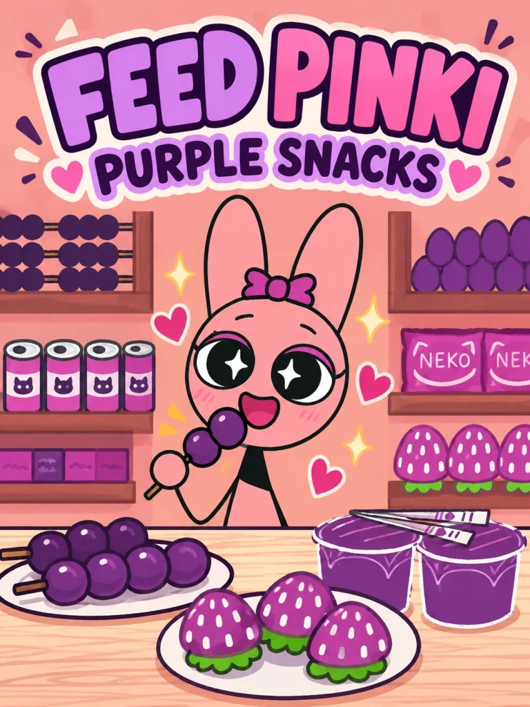 Feed Pinki: Purple Snacks