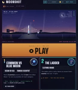 Moonshot game screenshot 1