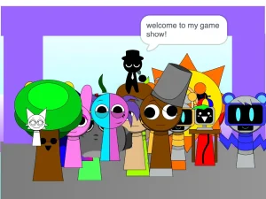 Mr. Black's Sprunki Gameshow: Oren's Streak screenshot