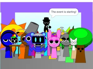 Mr. Black's Sprunki Gameshow: Oren's Streak screenshot
