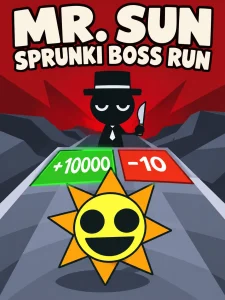 Mr. Sun: Sprunki Boss Run game cover